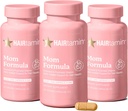 HAIRtamin MOM Vegan Prenatal & Postnatal Multivitamin Capsules & Hair Vitamins, Postpartum, Breastfeeding, Hair Nails, and Skin Vitamins for Women with Biotin, Zinc, Iron (3-Pack) 2