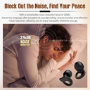 Hearprotek Ear Plugs for Sleeping, 2 Pairs Ear Plugs for Sleep Noise Reduction Ear Protection-Reusable Soft Hearing Protection earplugs for Ear Tinnitus Relief,Misophonia,Snoring,Work,Travel(Black) 3