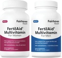 Fairhaven Health FertilAid for Men and Women Combo Fertility Supplements for Men and Women | Count and Motility Support Pre-Conception for Him | Prenatal Vitamin for Her with Vitex and Folate 2