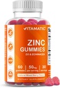 Vitamatic Zinc 50mg Gummies – 60 Vegan Gummies Gluten Free – Healthy Immune Support for Adults, Men & Women 2