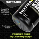 NutraBio Extreme Mass Gainer Protein Powder, 53G Protein, Clean Weight Gainer, Increase Muscle Mass, Full Spectrum Amino Acid - Vanilla, 6 Pound 4