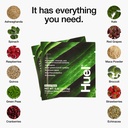 Huel Daily Greens Single Serve | Superfood Greens Powder | 91 Vitamins, Minerals, and Wholefood-Sourced Ingredients | Adaptogens, Antioxidants, Gut-Friendly Probiotics | 12 Pack 5