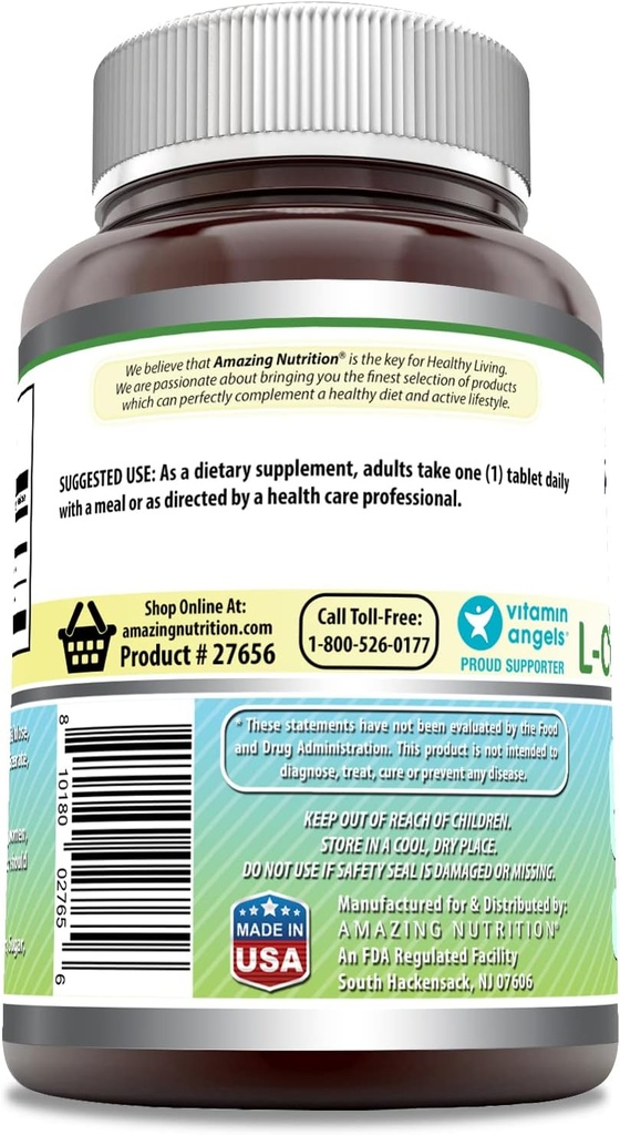Amazing Formulas L-Arginine/L-Citrulline Complex 1000mg 120 Tablets Supplement| Non-GMO | Gluten Free | Made in USA 3