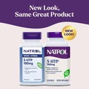 Natrol Mood + Stress 5-HTP 100 mg, Dietary Supplement for a Balanced Mood, Capsules for Adults, 30 Capsules, Up to a 30 Day Supply 3