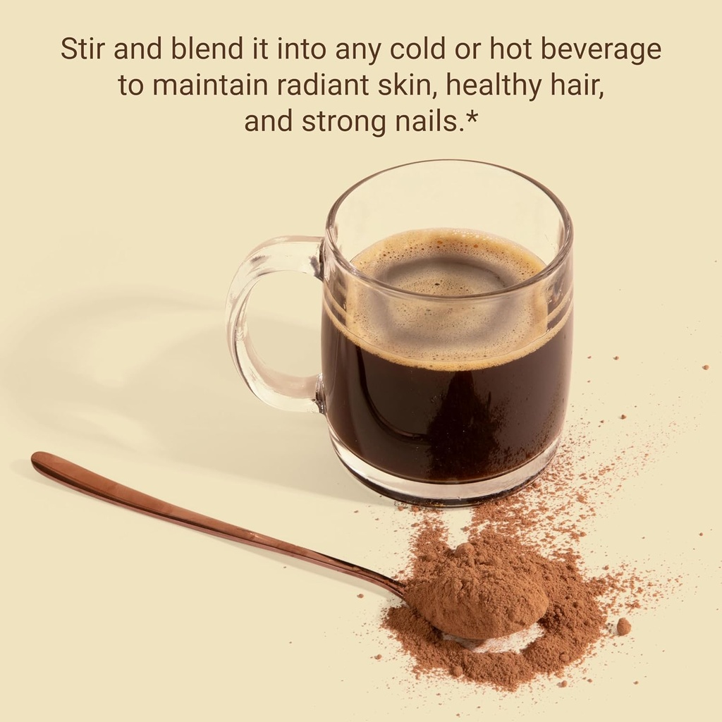 Live Conscious Collagen Peptides Powder - Chocolate Collagen Powder - Hair, Skin, Nail, and Joint Support - Type I & III Grass-Fed Collagen Supplements for Women and Men - 30 Servings - 15oz 6