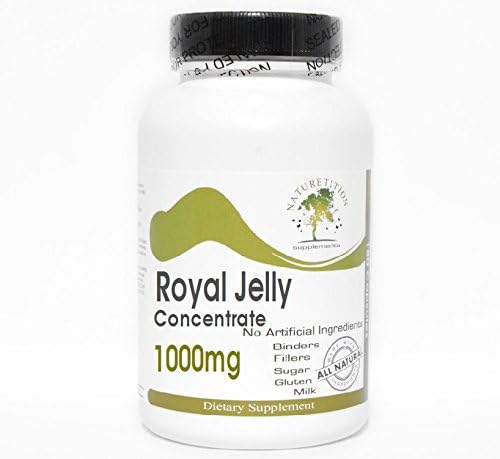 Royal Jelly Concentrate 1000mg ~ 200 Capsules - No Additives ~ Naturetition Supplements 2