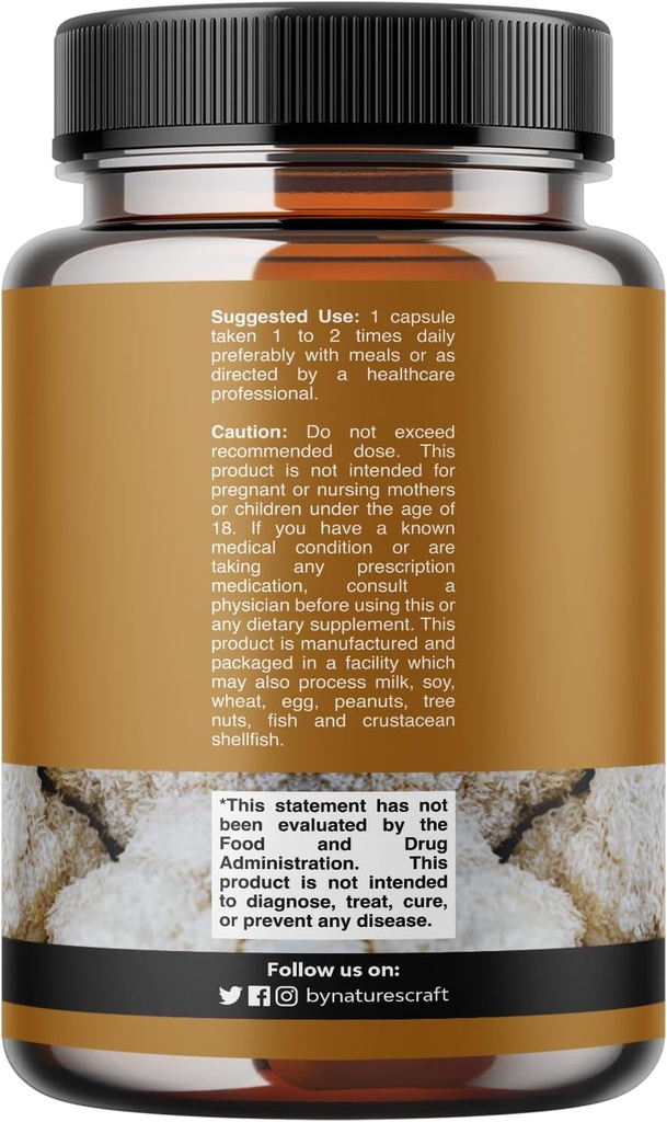 Advanced Lion's Mane Mushroom Supplement - Lions Mane Supplement Capsules with Reishi, Chaga, Maitake & Shiitake for Brain Health Memory Support & Focus - Nootropic for Mental Clarity - 30 Caps 3