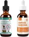 Active Adrenal + Active Ashwagandha - Support Adrenal Health + Energy - Liquid Delivery for Better Absorption - Rhodiola, Ashwagandha, B-Vitamins, Holy Basil & More! 2