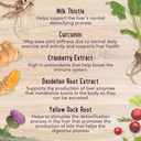 iHeartDogs Advanced Milk Thistle Liver Supplement for Dogs - Dog Liver Support with Milk Thistle, Turmeric Curcumin, Cranberry & Dandelion Root Extract 5