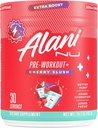 Alani Nu Pre Workout+ Powder Cherry Slush, Extra Boost, Sugar Free, 300mg Caffeine, L-Theanine, Beta-Alanine, Citrulline, 30 Servings 2