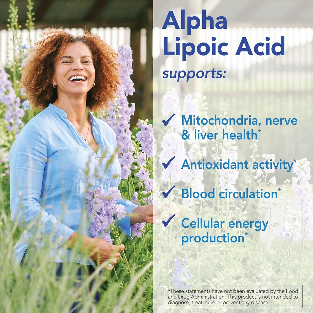 Patient One Alpha Lipoic Acid (ALA) 600 mg | Antioxidant Supplement to Support Nerve and Liver Health* | 60 Capsules 5