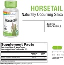 SOLARAY Horsetail 880 mg | Silica Supplement for Healthy Hair, Skin, Nails & Joint Support | 50 Servings | 100 VegCaps 3
