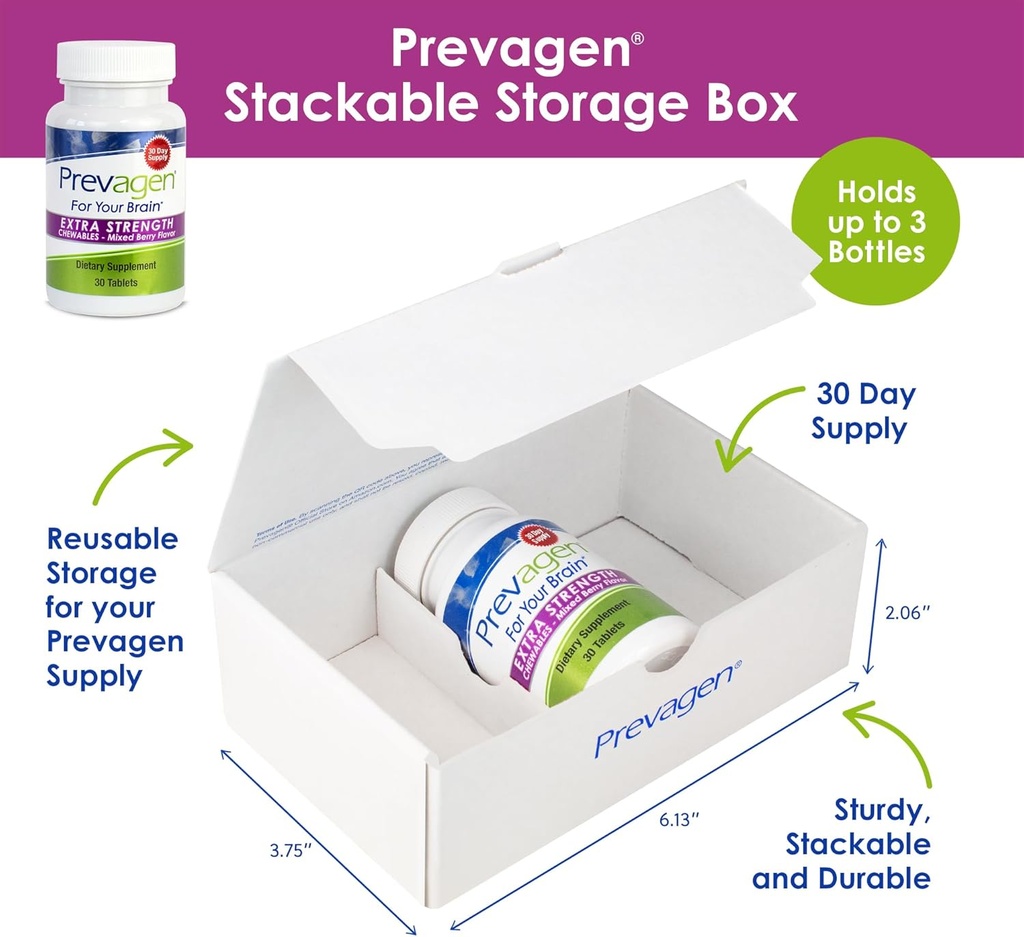 Prevagen Extra Strength Mixed Berry Chewables - 30 Tablets (1 Month Supply) | Formulated for Your Brain | 20mg of Apoaequorin Plus Vitamin D3 3