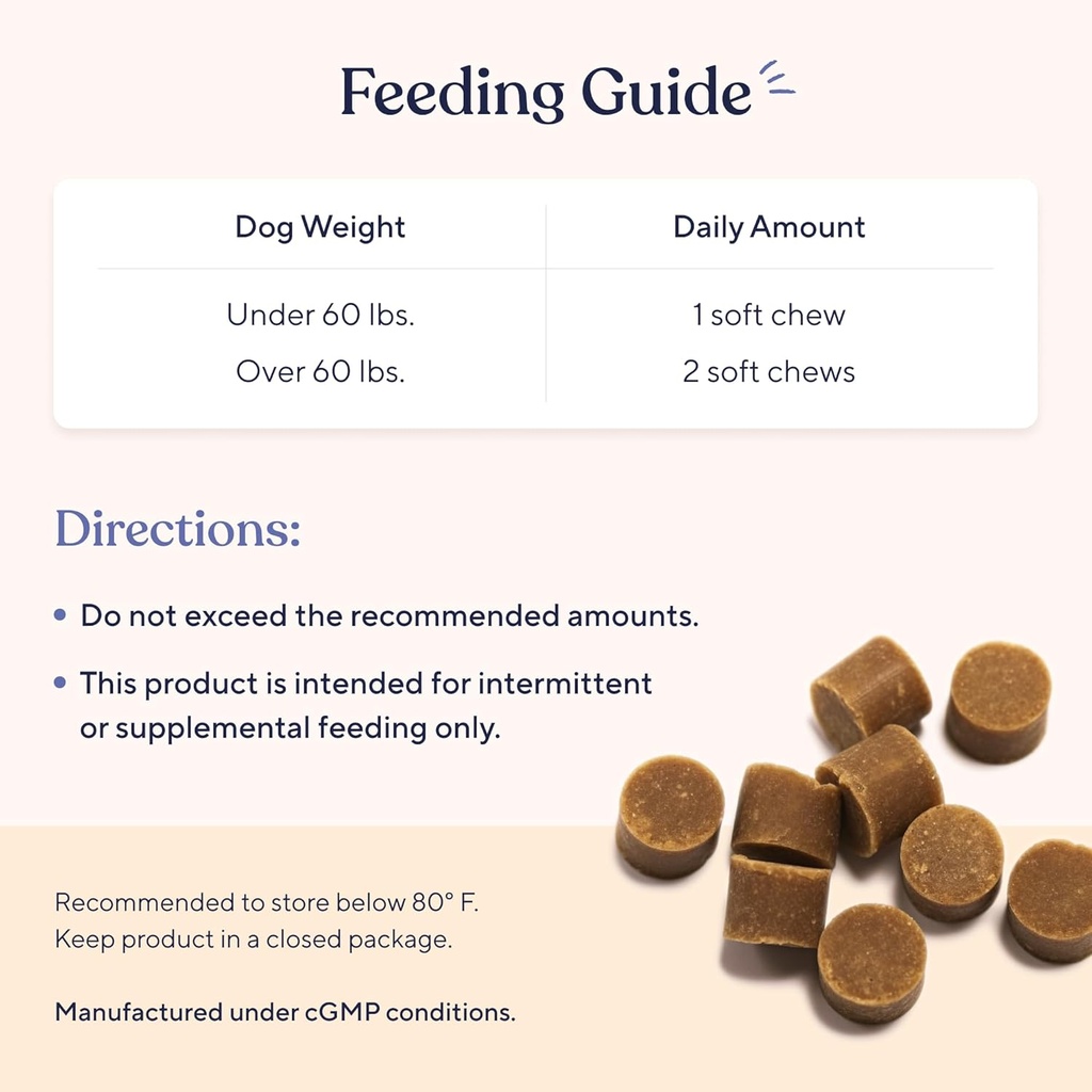 Pawfy Dog Multivitamins 15 in 1 | Dog Vitamins for Skin & Coat - Supports Overall Wellness | Advanced Senior Dog Supplements from Occasional Itching | Puppy Tasty Vitamin C Chews - 30 Count 6