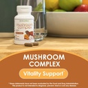 VH Nutrition Mushroom Supplement | Mushroom Complex for Vitality Support* 1400mg | Adaptagen Formula Includes: Lions Mane, Chaga, Reishi, Extracts | 60 Capsules 4