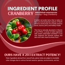 Cranberry Extract Pills Supplement 25% Proanthocyanidins with Vitamin C - Urinary Tract, Skin, Immune Support - 180 Veggie Capsules - Non-GMO, Gluten-Free, Vegan Friendly 5