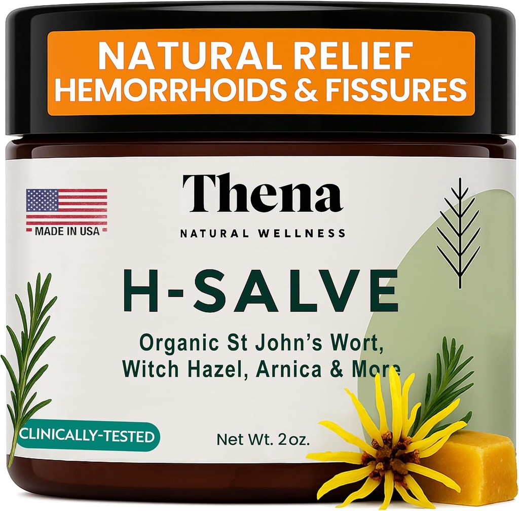 Intense Hemorrhoid Treatment 100% Natural Hemorrhoid Cream & Fissure Ointment Control Organic Lavender Arnica Witch Hazel Fast Healing Maximum Strength, Best with Thena Sitz Bath Soak for Women Men 2