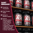 Uric Acid Flush for Gout Support -120 Capsules - Supports Kidney Cleanse Detox & Repair, Gallbladder & Urinary Tract Issues - Essential for Detox & Joint Support - Cranberry Extract 6