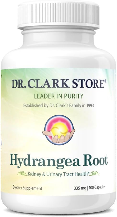 Dr Clark Store Hydrangea, 335 mg 100 Gelatin Capsules 2
