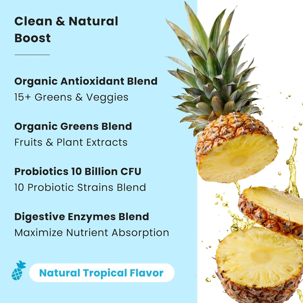 NutraChamps Super Greens Berry & Super Greens Tropical Bundle - 2 Month Supply 5