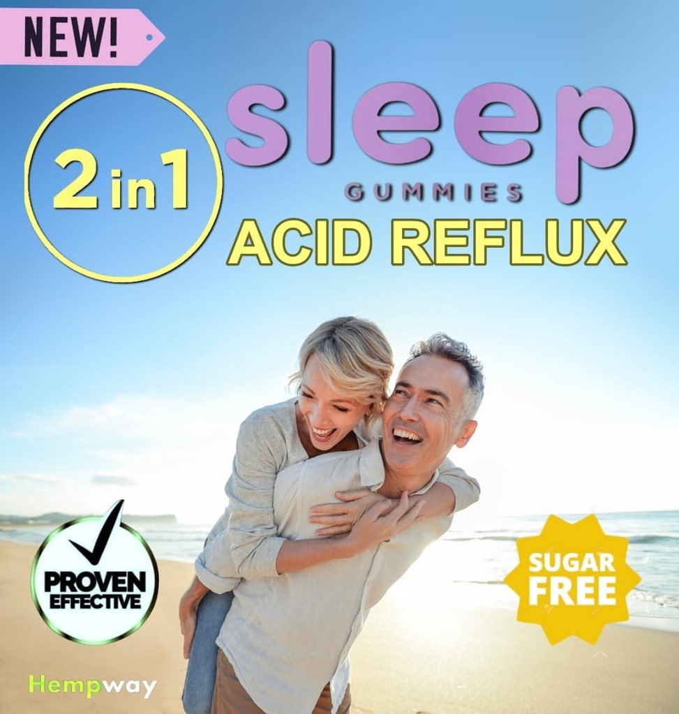 Reflux Raft Antacid Gummies | Fast Acting | 2 in 1 Sleep and Acid Reflux Relief Nighttime | clinically Studied Ingredients| Non-GMO Gluten Free Sugar Free | Lemon 60 Vegan Gummies 3
