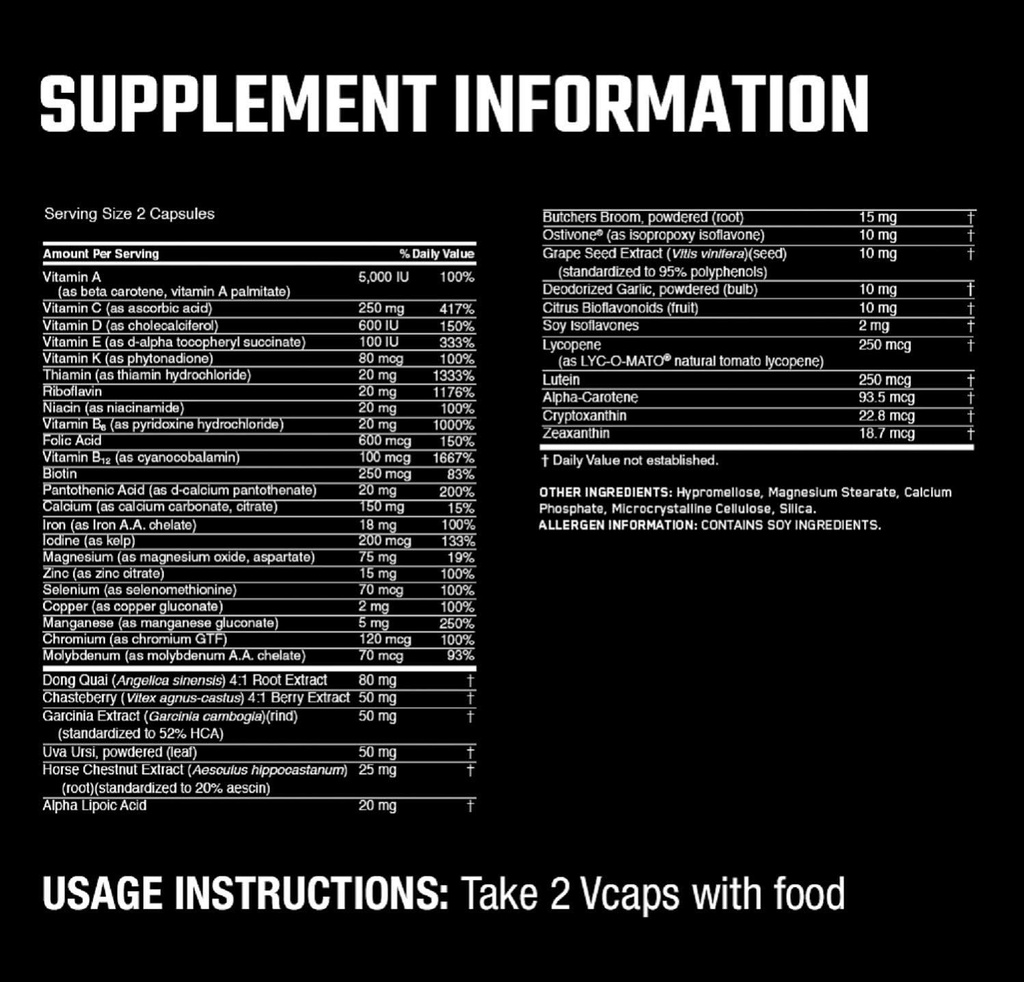 Optimum Nutrition Opti-Women Multi-Vitamin Capsules, 120 Count 4