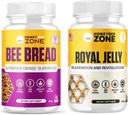 Bee Bread & Royal Jelly Capsules Natural Superfood Bundle 2