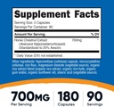 Nutricost Horse Chestnut Extract Capsules 700 MG Per Serving, 180 Capsules, 90 Servings - Non-GMO, Vegan 3