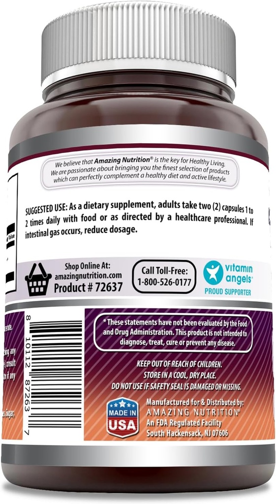 Amazing Formulas MSM (Methylsulfonylmethane) Supplement | 2000 Mg Per Serving | Capsules | Non-GMO | Gluten Free | Made in USA (1 Pack, 250 Count) 4
