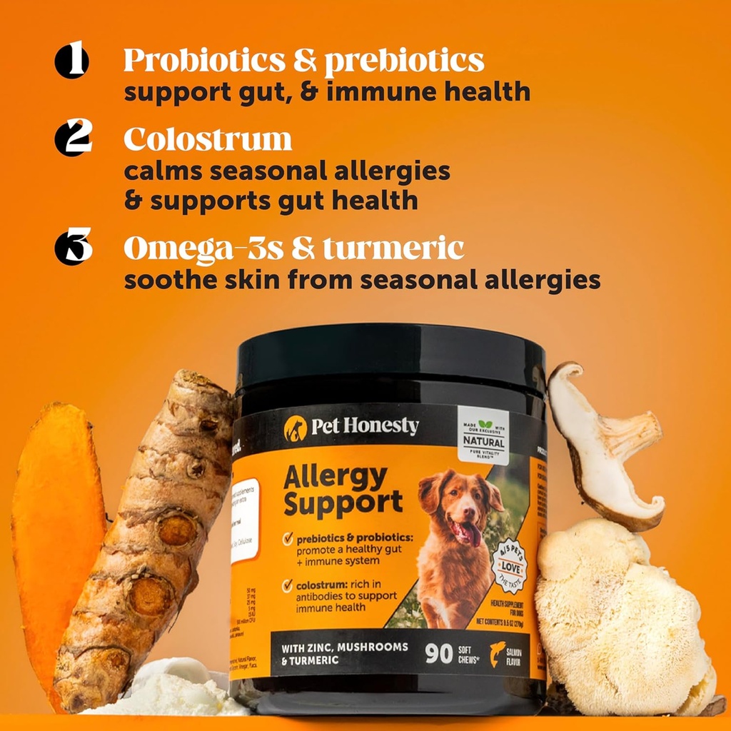 10 in 1 Multivitamin + Allergy Support Soft Chew Supplement Bundle - Skin & Seasonal Pollen Allergies - Itch Relief for Dogs - Joint, Digestive, Heart, Skin, Coat & Immune Support Vitamin 6