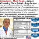 Sciatica Nerve Support Supplement with 900 mg HP-99 Alpha Lipoic Acid Formula - Max Strength ALA for Feet Hands Fingers Legs - Ultra Potent 18 in 1 Natural Peripheral Nerve Vitamins - 180 Capsules 4