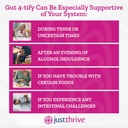 Just Thrive Gut 4-tify - Gut Health Supplements for Women and Men - Anti Bloat, 90 Vegetable Capsules 6