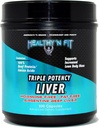 Healthy 'N Fit Triple Potency Liver (500 Capsule Mega-Value) - Pure Argentine Desiccated Beef Liver. Grass Fed, Hormone Free, Pasture Raised, No Fillers. 2