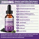 1 Pack Glucosamine Chondroitin MSM Liquid Drops, Extra Strength Joint Support Supplement for Adults Men & Women, Quercetin Boswelia, Bromelain, Antioxidant Immune Support (2 Fl oz) 4