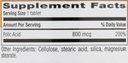 Country Life - Folic Acid 800 mcg - 250 Tablets 4