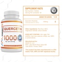MAAC10 Quercetin 1000mg Serving Immune & Sirtuin Longevity Suppport 3