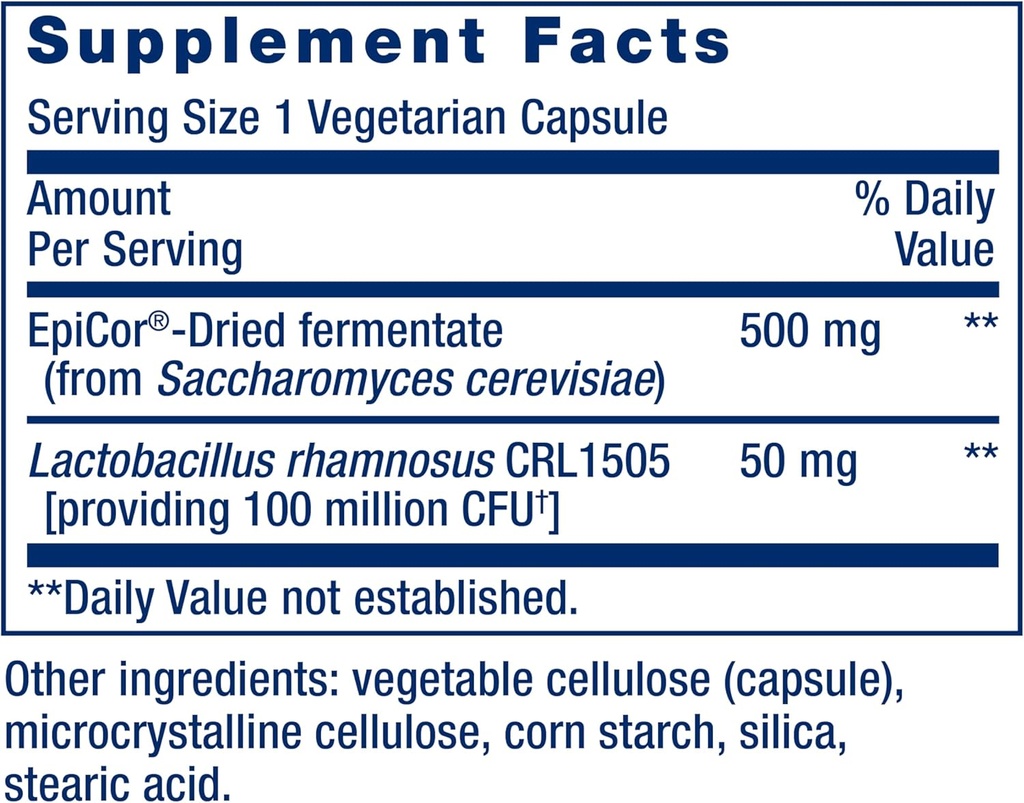 Life Extension FLORASSIST® Immune & Nasal Defense, L. rhamnosus CRL1505, Immune Response, Healthy Nasal Airflow, Seasonal Support, Gluten-Free, Non-GMO, 1 Daily, Vegetarian, 30 Capsules 4