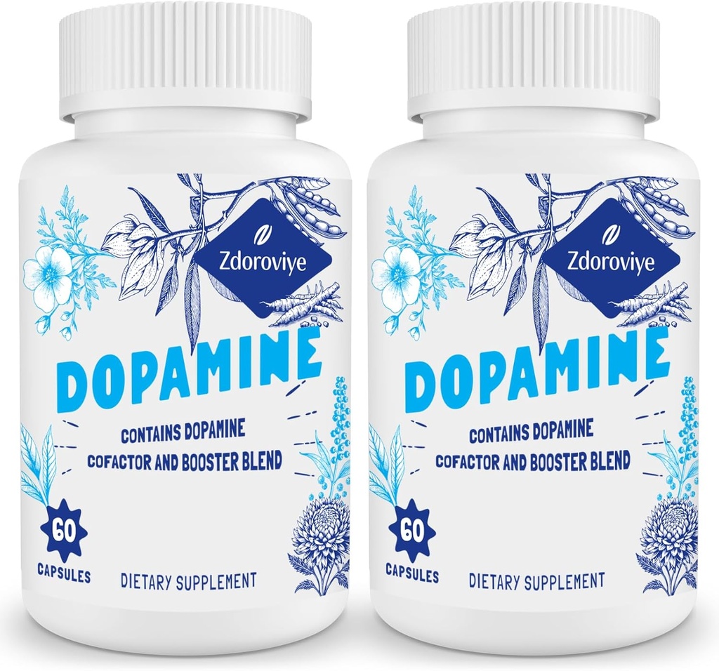 Dopamine Supplements for Men and Women - Contains 500mg Mucuna Pruriens Extract (40% L-DOPA) - 60 Capsules (2 Pack) 2