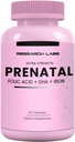 Research Labs Prenatal Vitamins for Women: 6X More Bioavailable Methylated Folate Folic Acid MTHF 5 | Supports Brain Development, Healthy Growth 2