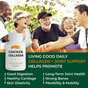 SIRUNES Chicken Collagen Capsules - Type II Collagen Nutritional Supplement for Joint, Skin & Bone Support - Non-GMO, Anti-Aging Dietary Supplements with Hydrolyzed Collagen Peptides - 120 Capsules 3