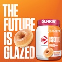 Dymatize x Dunkin' Glazed Donut ISO100 Whey Protein Powder, 25g of Protein, 5.5g BCAAs, 120 Cal., Gluten Free, 1g Fat, 1g Sugar, 2g Carb (20 Servings) 3