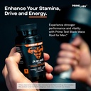 Prime Labs Organic Black Maca Root Capsules 1,200mg - Stamina, Drive, Energy, Vitality - Peruvian 20:1 Extract - for Men & Women - 60 Count 3