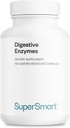 Supersmart - Digestive Enzymes (High Potency) - 15-in-1 Multi Enzymes Supplement - with Lipase, Bromelain, Amylase, Lactase, Protease, Invertase | Non-GMO & Gluten Free - 100 Delayed Release Capsules 2