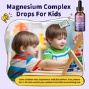 Kids Magnesium Liquid Drops-Magnesium Glycinate Liquid for Kids Supplement-w/L-theanine, Omega-3, Vitamin B6, D3 - for Sleep, Relaxation, Brain, Bones - 2 Fl Oz Children's Calm, Strawberry Flavor 3