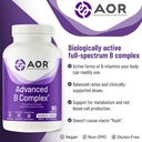 AOR Advanced B Complex, 90 CT 6