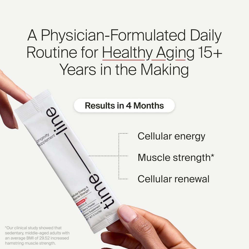 Timeline Mitopure Urolithin A Supplement Powder - Clinically Proven Support for Healthy Aging and Cellular Renewal - Mitoceutical for Muscle Support and Longevity 5