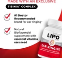 Lipo-Flavonoid Plus Tinnitus Relief - Doctor-Recommended for Ringing Ears - Clinically-Proven Lemon Bioflavonoid Complex with Vitamins C, B1, B2, B6, B12, & Calcium - 500 Caplets 3