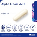 Pure Encapsulations Alpha Lipoic Acid 200 mg - 200mg ALA - Liver & Antioxidant Support* - for Nerve Health & Carb Metabolism - Vegan & Non-GMO Supplement - 120 Capsules 4