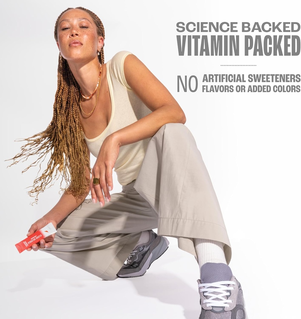 Gatorade Hydration Booster Electrolyte Drink Mix Powder Packets, Tropical Mango, Advanced Electrolyte Blend, No Added Colors, No Artificial Sweeteners, Essential Vitamins A, C, B3, B5, B6, Makes 20 Fl Oz, (6 Pack) 4