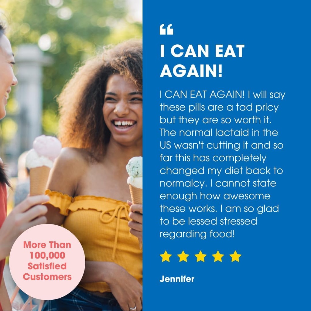 Intoleran Lactase 10,000 Digestive Enzymes - 36 Capsules | Supplement for Lactose Intolerance | Lactase Enzyme That Helps Digest Dairy & Lactose | High Dosed & Fast Acting | Pure & Vegan | Low FODMAP 6